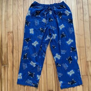 Vintage Guitar Hero Star Power Blue Pajama Lounge Pants Mens XL 100% Cotton